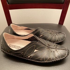 Pikolinis Jerez Skimmer Flat Black Loafers Slip-on Size 6